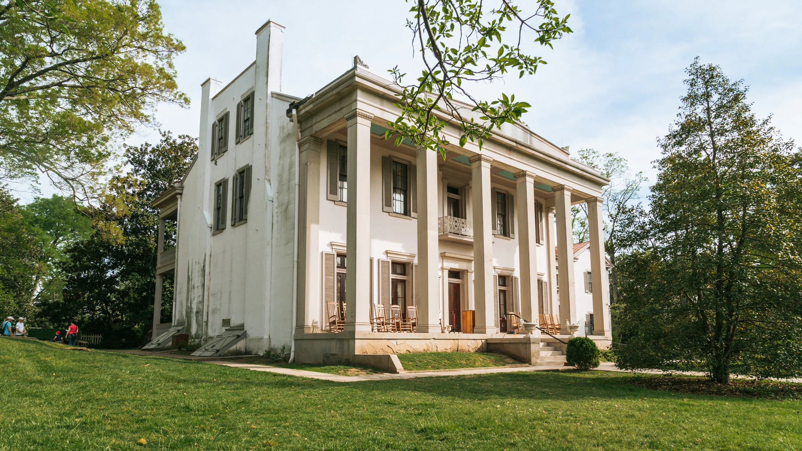 Photo of belle meade plantation, large estate with storied history.